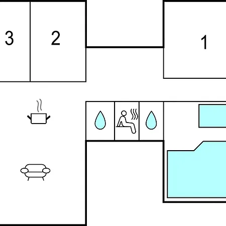 Dom wakacyjny Gorgeous In With Sauna *
